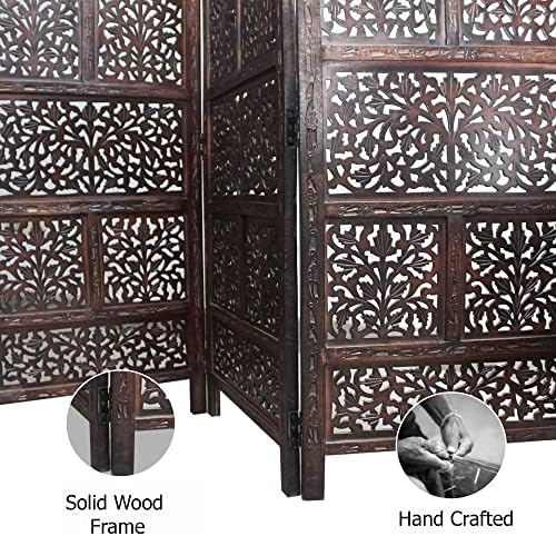COTTON CRAFT Room Divider Wood Screen - Image 6
