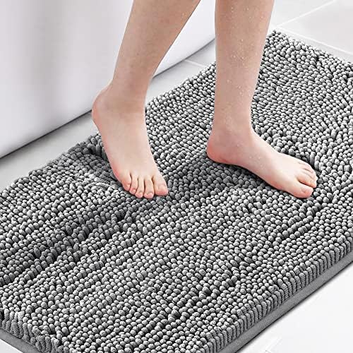 H.VERSAILTEX Microfiber Bath Rugs Chenille Floor Mat Ultra Soft Washable by HVERSAILTEX