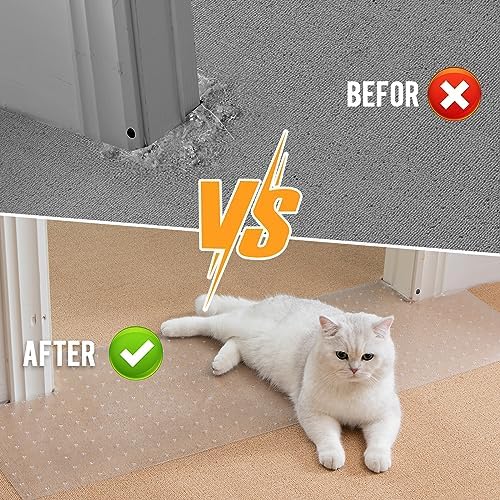 Uross Carpet Protector for Pets 3.28FT-Cat Carpet Protector for Doorway - Image 3