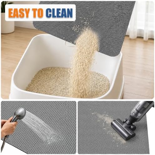 Cat Litter Mat Extra Large 45''x30'' Non-Slip XL Litter Mat - Image 4