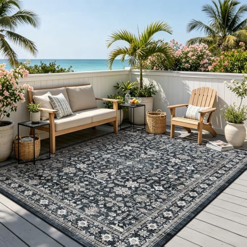Grey Area Rug 10x14 for Living Room Bedroom - Image 5