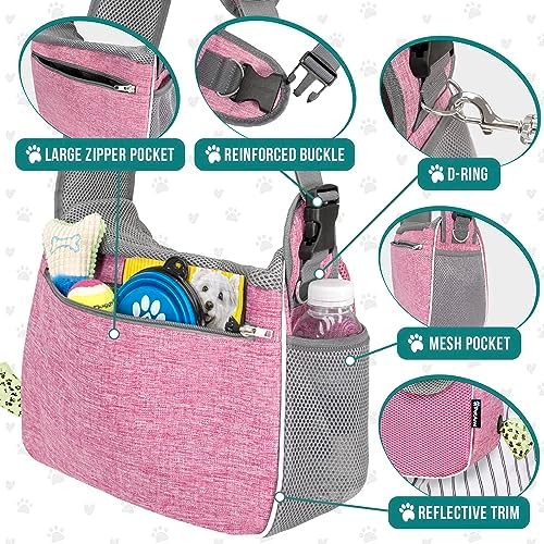PetAmi Dog Sling Carrier for Small Dogs, Hands Free Crossbody Carrier - Image 4