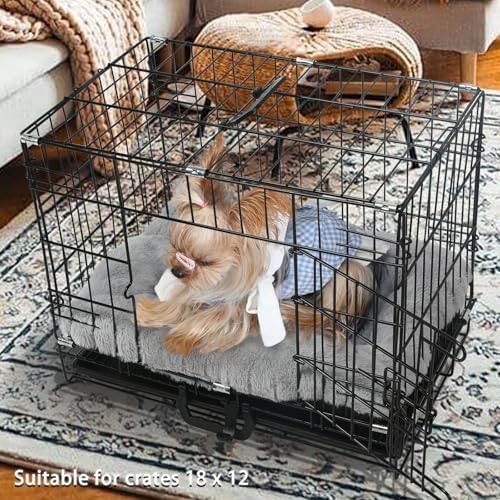 Crate Pads 18x12 Dog Bed for XX- Small Dogs and Indoor Cats Washable, Fluffy - Image 3