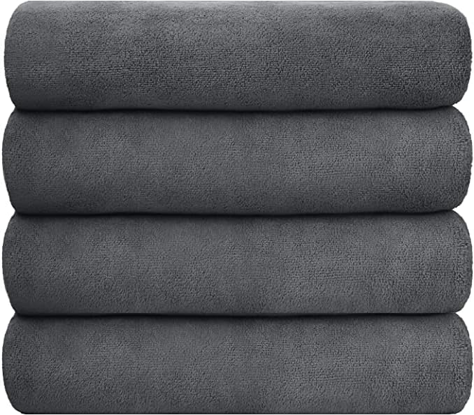 JML Microfiber Bath Towel Set, 4 Pack - Image 2