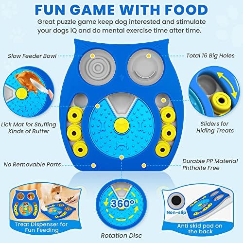Joansan Dog Puzzle Toy, Enrichment Toy Treat Dispenser - Image 2