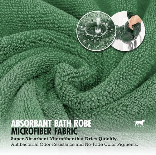 Tuff Pupper Fast Drying Dog Bath Robe | 800 GSM Plush Dog Towel - Image 5