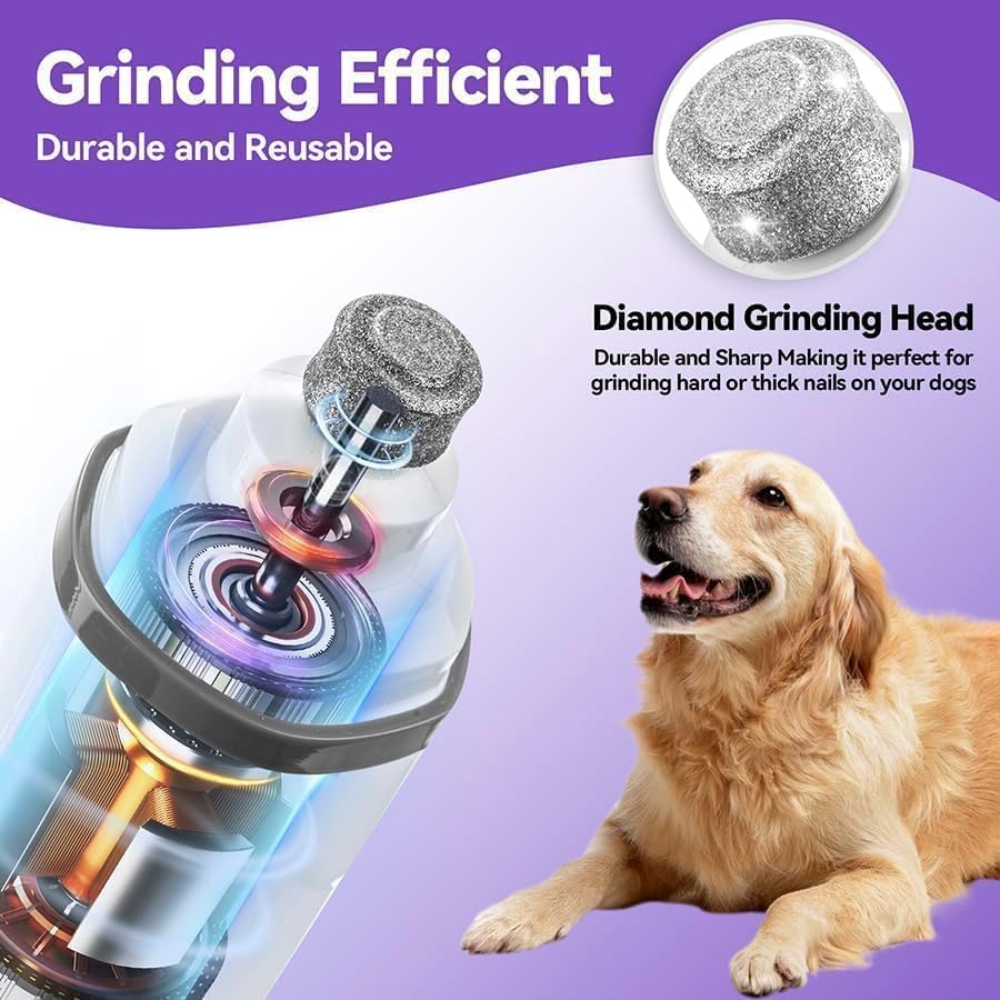 Dog Nail Grinder Quiet- Ultra-Quiet Dog & Cat Nail Grinder - Image 3