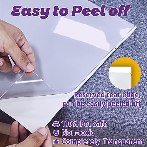 Cat Scratch Furniture Protector-16-Pack –Single-Sided, Heavy-Duty Self-Adhesive - Image 5