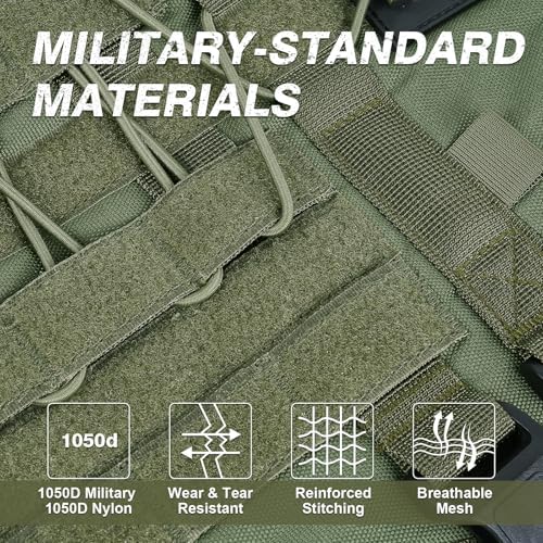 No Pull Tactical Dog Harness for Large Dogs, Service Dog Vest - Image 2