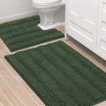 H.VERSAILTEX Bathroom Rugs Bath Rug Set 2 Piece Bathroom Contour Rug Toilet Mat by HVERSAILTEX