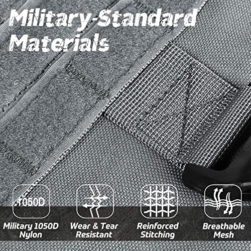 rabbitgoo Tactical Dog Harness for Large, Heavy Duty Military No Pull Vest - Image 4