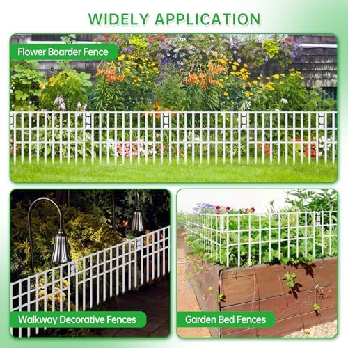 39.5ft X 13in Animal Barrier Fence, 28 Panels No Dig Fence - Image 7