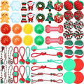 Syhood 60 Pcs Christmas Squeaky Dog Toys Plush Chew Small Puppy Dog by Syhood