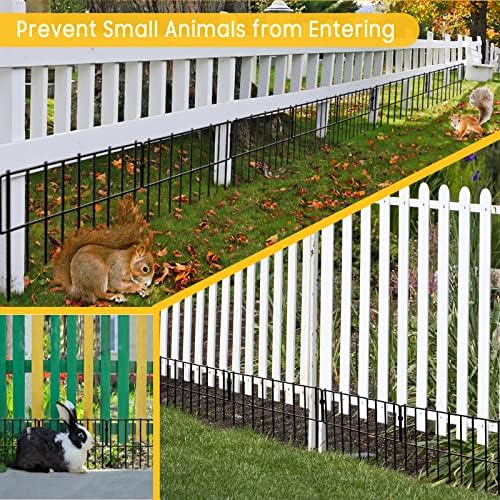 26 Pack Animal Barrier Fence, 12In x 28.00Ft Upgrade 1.26 in Gap Decorative - Image 5