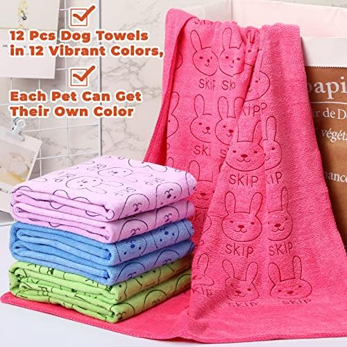 Irenare 12 Microfiber Puppy Towels - Image 6