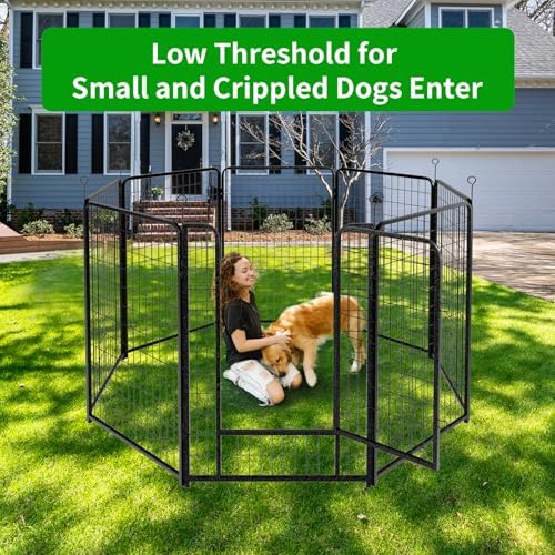 Kfvigoho Dog Playpen Outdoor Extra Wide 8 Panels Heavy Duty Dog Fence 50" - Image 2
