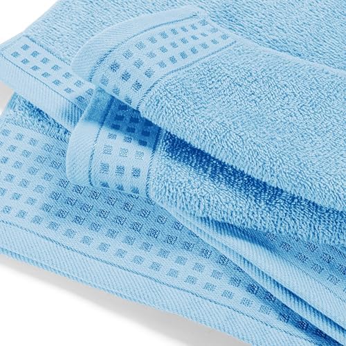 GLAMBURG Ultra Soft 3 Pack Cotton Towel Set, Contains a Bath Towel 28x55 inch - Image 2