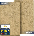 Muddy Mat® 2-Piece Beige Medium 30"X19" AS-SEEN-ON-TV Highly Absorbent by MuddyMat%C2%AE