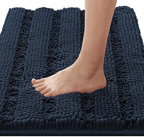 H.VERSAILTEX Bath Rugs for Bathroom Non Slip Bath Mats Extra Thick Chenille by HVERSAILTEX