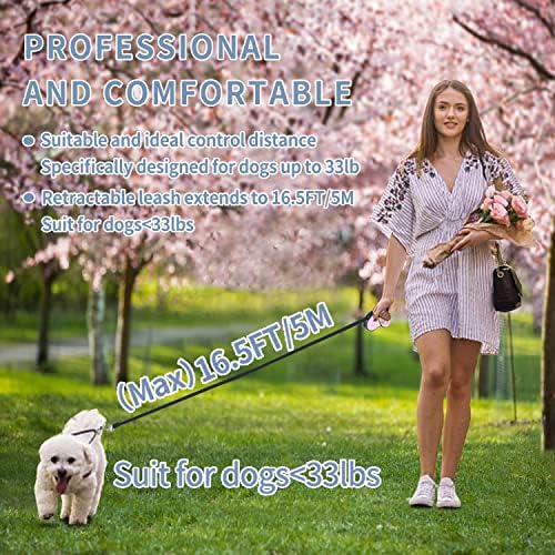 Retractable Dog Leash 16Ft/5M for Small Medium Dogs, Light Blue - Image 6