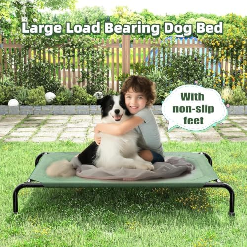 Simple Trending Raised Dog Bed for Large Dogs, Waterproof Dog Cot - Image 3