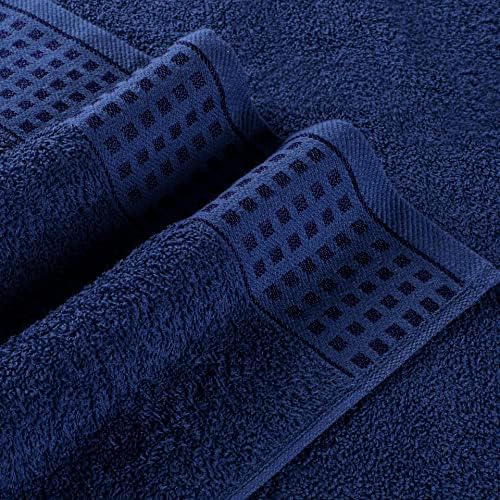 GLAMBURG 100% Cotton Ultra Soft 6 Pack Towel Set, Contains 2 Bath Towels 28x55 - Image 2