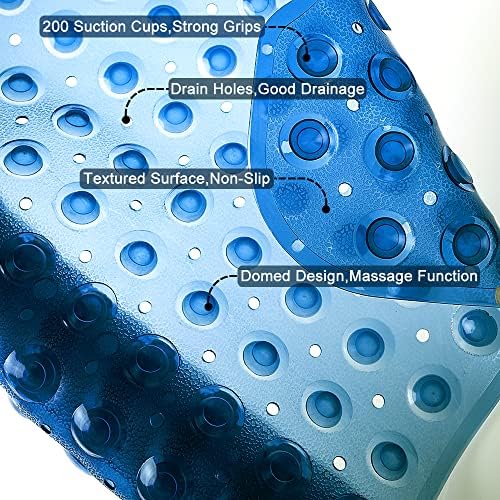 Bathtub and Shower Mats, Extra Long Non-Slip Bath Tub Mat 39 x 16 Inch - Image 3