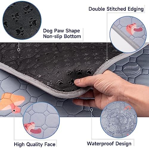 Sunheir Washable Pee Pads for Dogs, Reusable Dog Pads Extra Large Non-Slip Dog - Image 5