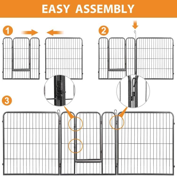 ZENY Dog Playpen Outdoor, Indoor Pet Pen, 16 Panels Dog Fence - Image 6