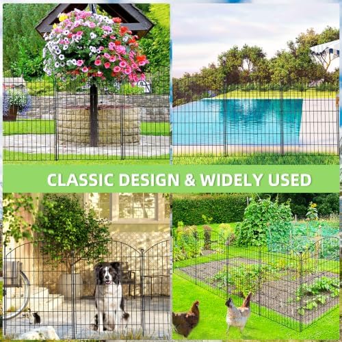 Decorative Garden Fence, 40in x 24ft No Dig Fence - Image 6