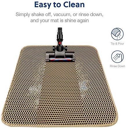 WePet Cat Litter Mat, Kitty Litter Trapping Mat, Honeycomb Double Layer Mats - Image 4