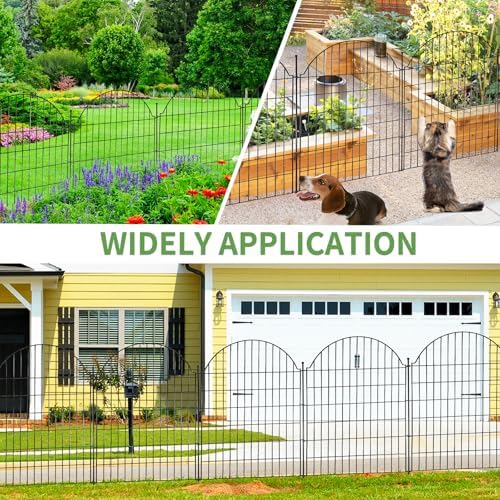 5 Panels No Dig Decorative Garden Fence - Image 5