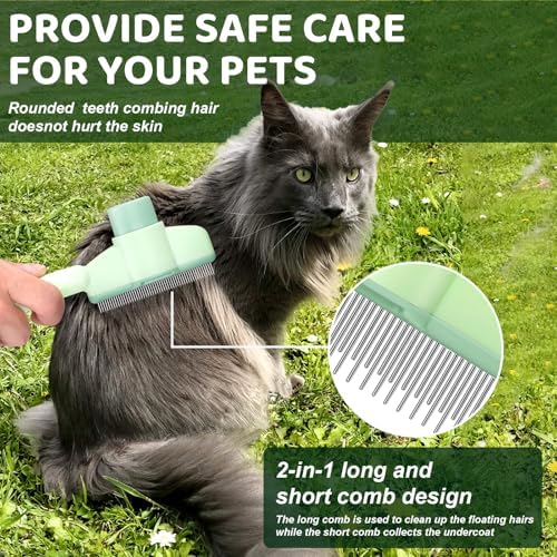 XANGNIER One-click Self Cleaning Cat Comb - Image 2