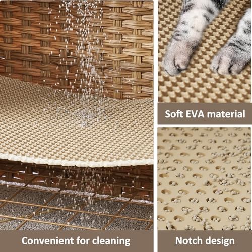 Cat Litter Box Enclosure with Door, Hidden Cat Washroom Furniture - Image 5