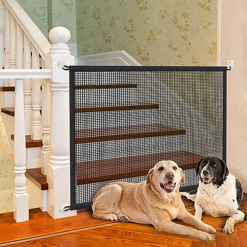 Cupount Dog Screen Mesh Gate for House, Stairs and Doorways, 29 x 45 in - Image 6