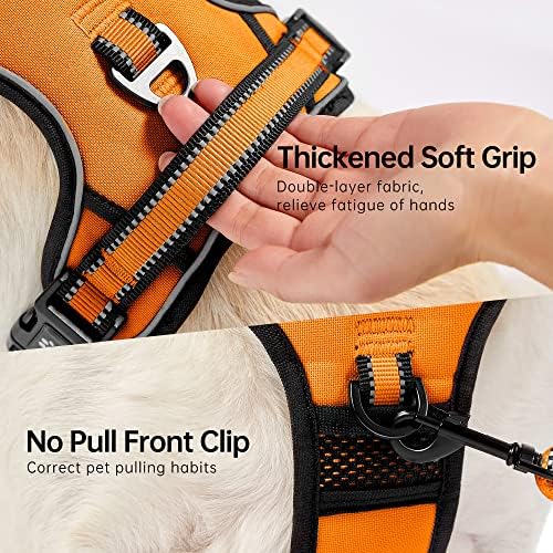 NESTROAD Dog Harness for Medium Sized Dog, No Pull Dog Vest Harness Set - Image 5
