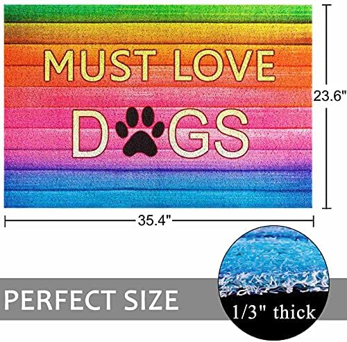 Darkyazi 23.6" x 35.4" Colorful Doormats Entrance Front Door Rug Funny - Image 2