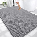 OLANLY Thick Chenille Large Bathroom Rugs 70x46, Absorbent Bath Mat by OLANLY