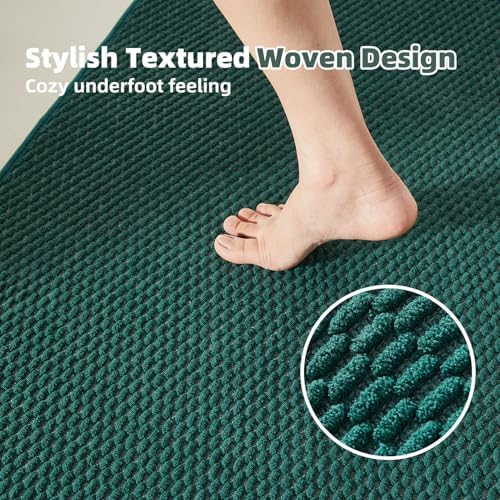 TYUU Bathroom Rugs Non Slip Washable, Super Absorbent Thin Bath Mat Quick Dry - Image 3