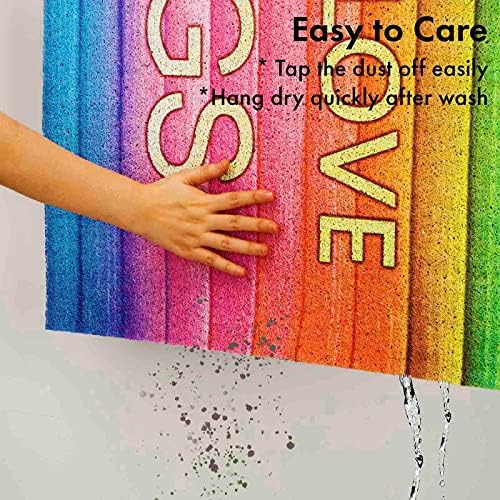 Darkyazi 23.6" x 35.4" Colorful Doormats Entrance Front Door Rug Funny - Image 6