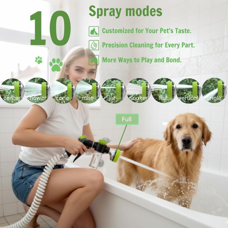 Dog Shower Attachment with Soap Dispenser - Image 3