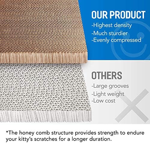 Simple Deluxe Cat Scratcher Cardboard Lounge Bed - Image 5