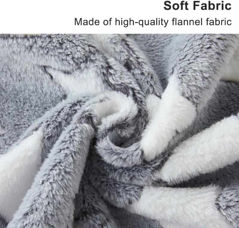 1 Pack 3 Blankets Super Soft Fluffy Premium Fleece Pet Blanket Flannel Paw - Image 7