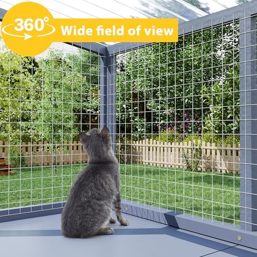 COZIWOW Outdoor Cat Enclosure Wall Catio Window Perch Cat Patio Furniture - Image 4