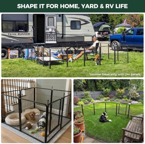 FXW Rollick Dog Playpen, Yard & RV Camping, 8 Panels - Image 4