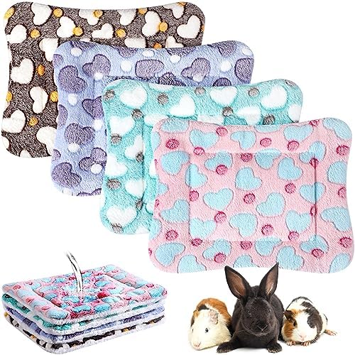 Haull 4 Pcs Waterproof Guinea Pig Bedding Mat, 13 x 10 by Haull