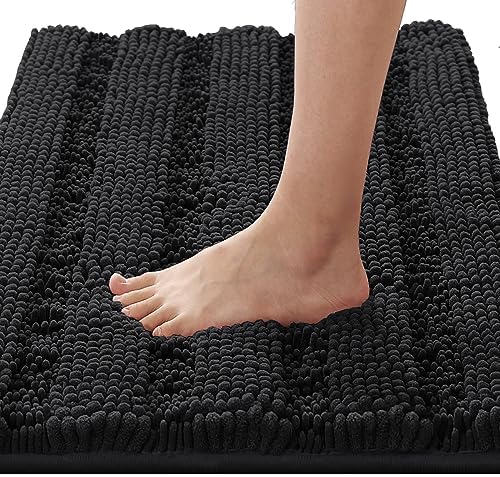 H.VERSAILTEX Bathroom Rugs Bath Rugs Non Slip Bath Mats Extra Thick Chenille by HVERSAILTEX