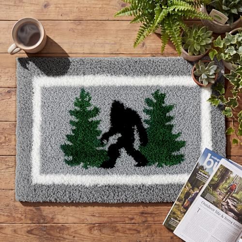 Boao Bigfoot Sasquatch Bath Mat Tufted Non-Slip, 24x16 Inches - Image 3