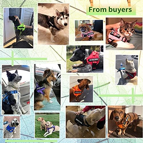 voopet Service Dog Harness, Emotional Support Pet Vest Harness, Reflective - Image 4