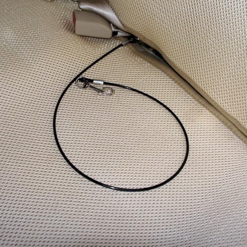 Mogoko Pet Dog Car Seat Belt Restraint, Coated Stainless Steel Chew Proof Dog - Image 3